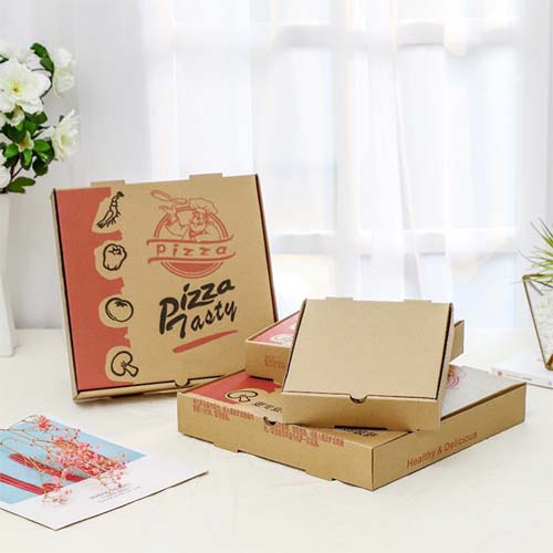 Kraft Paper Pizza Boxes