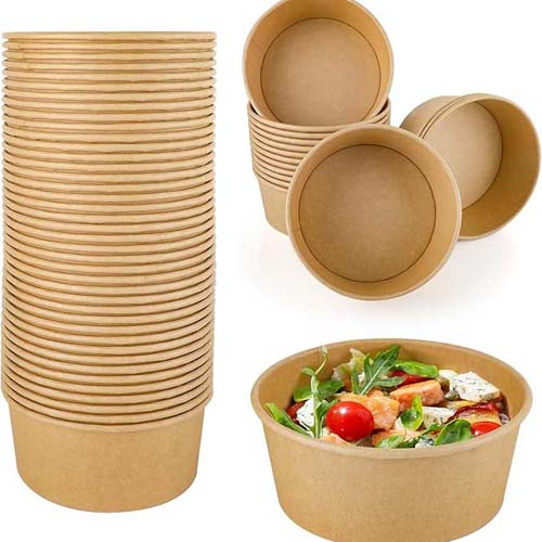 Kraft Paper Salad Bowl Wholesale Kraft Paper Salad Bowl Wholesale