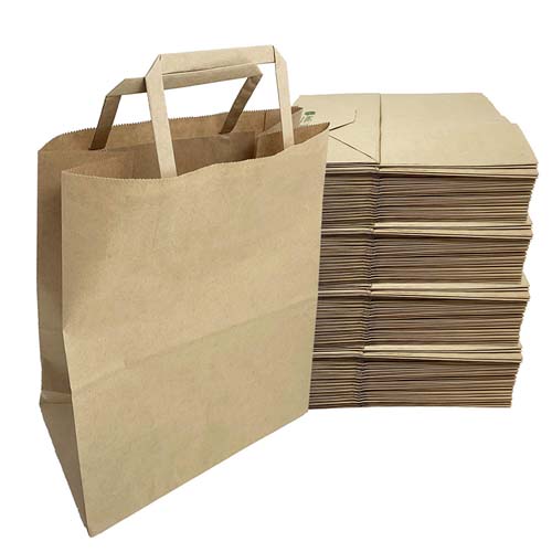 Kraft Shopping Bags with Handles