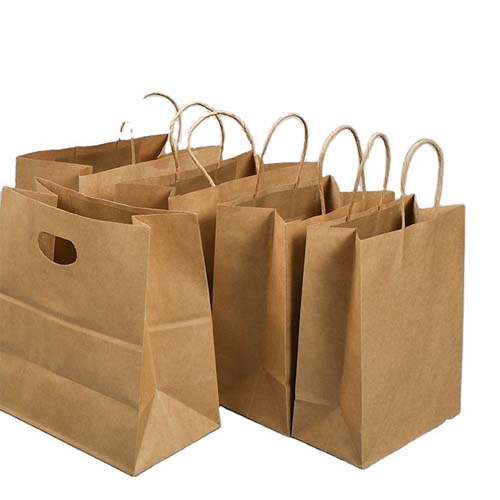 Kraft Shopping Bags with Handles