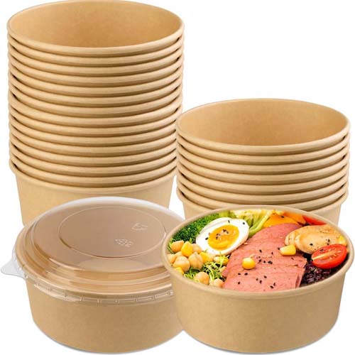 Leakproof Kraft Salad Container