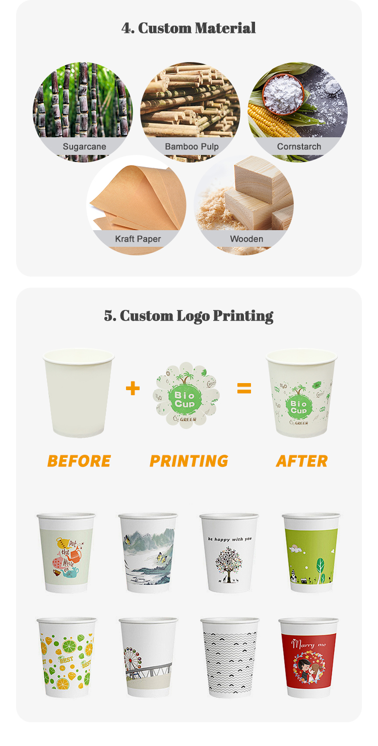 PLA Coated Paper Cups