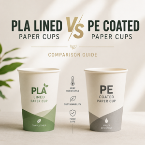 PLA Lined Paper Cups vs PE Coated Paper Cups: Comparison Guide