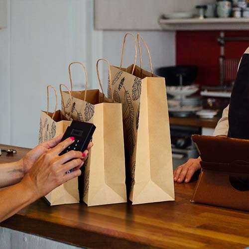Paper Bags for Coffee Shops