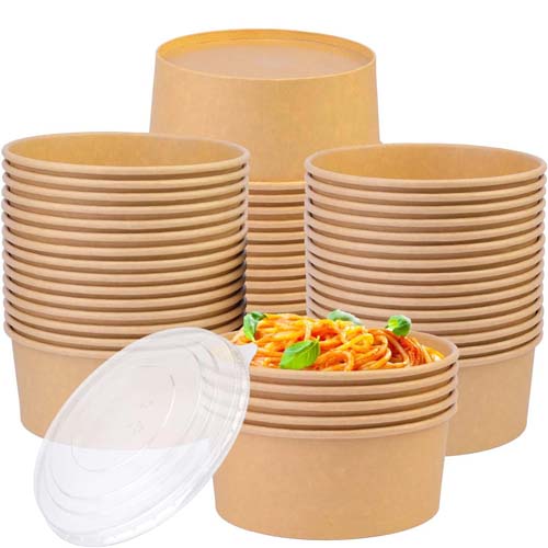 Paper Food Containers With Lid