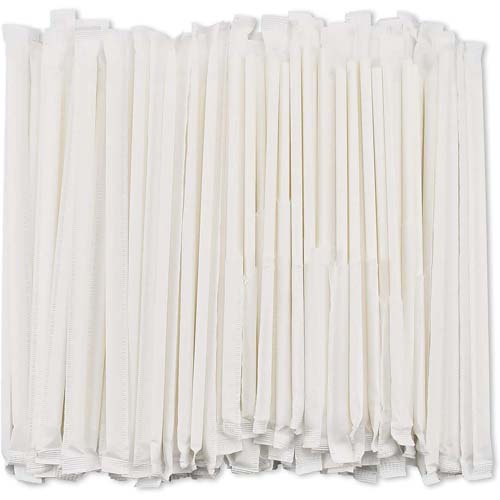 Wrapped Paper Straws