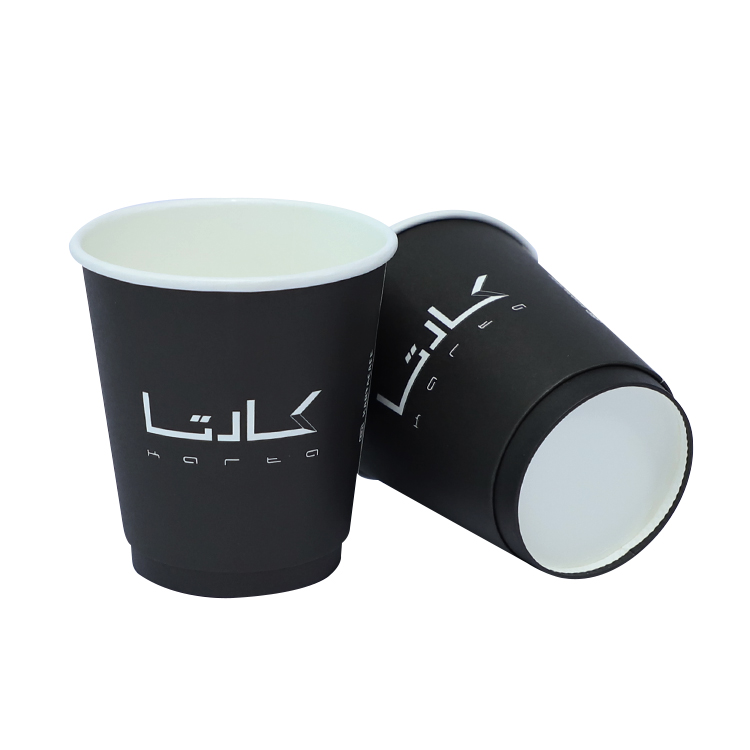 12oz Double Wall Paper Coffee Cup with Lid