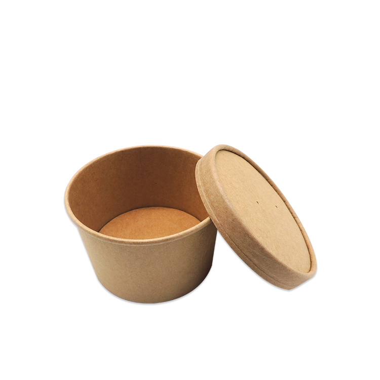 16oz Disposable Soup Paper Bowl with Lid 16oz Disposable Soup Paper Bowl with Lid