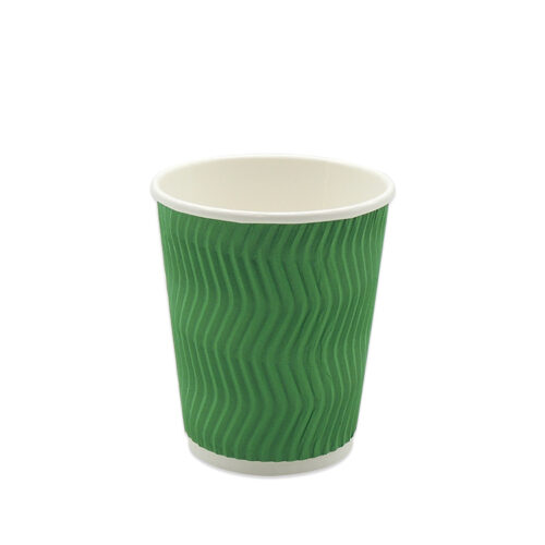 8oz Compostable Paper Coffee Cup Custom Logo