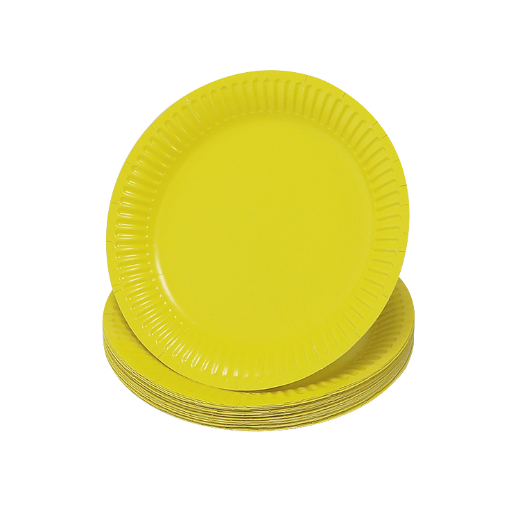 9 Inch Heavy Duty Kraft Paper Plate