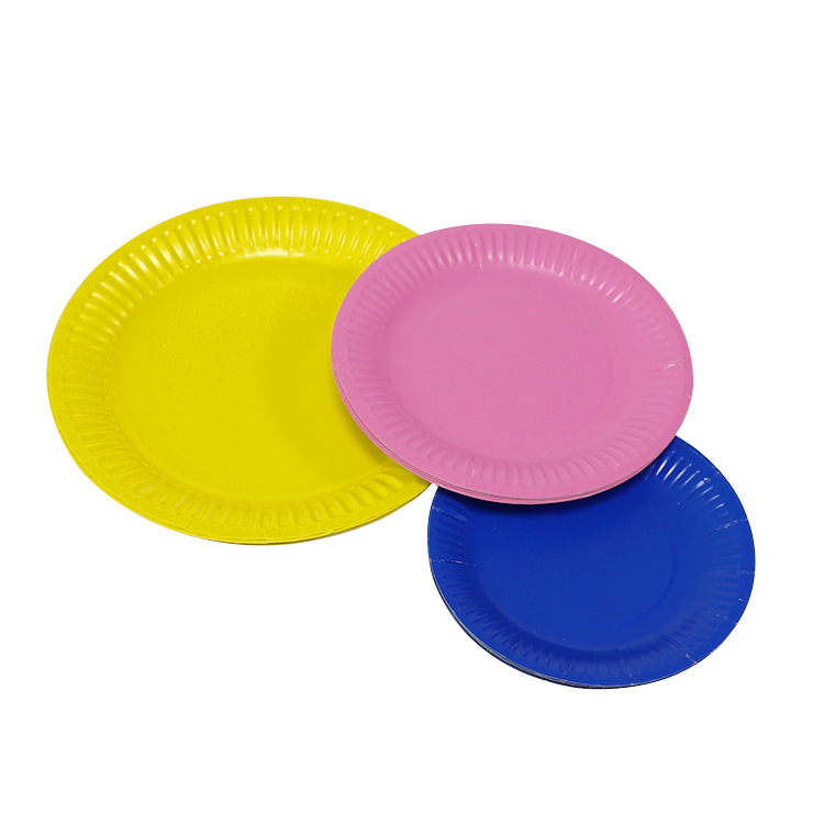 9 Inch Heavy Duty Kraft Paper Plate