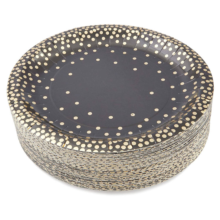 9 Inch Heavy Duty Kraft Paper Plate