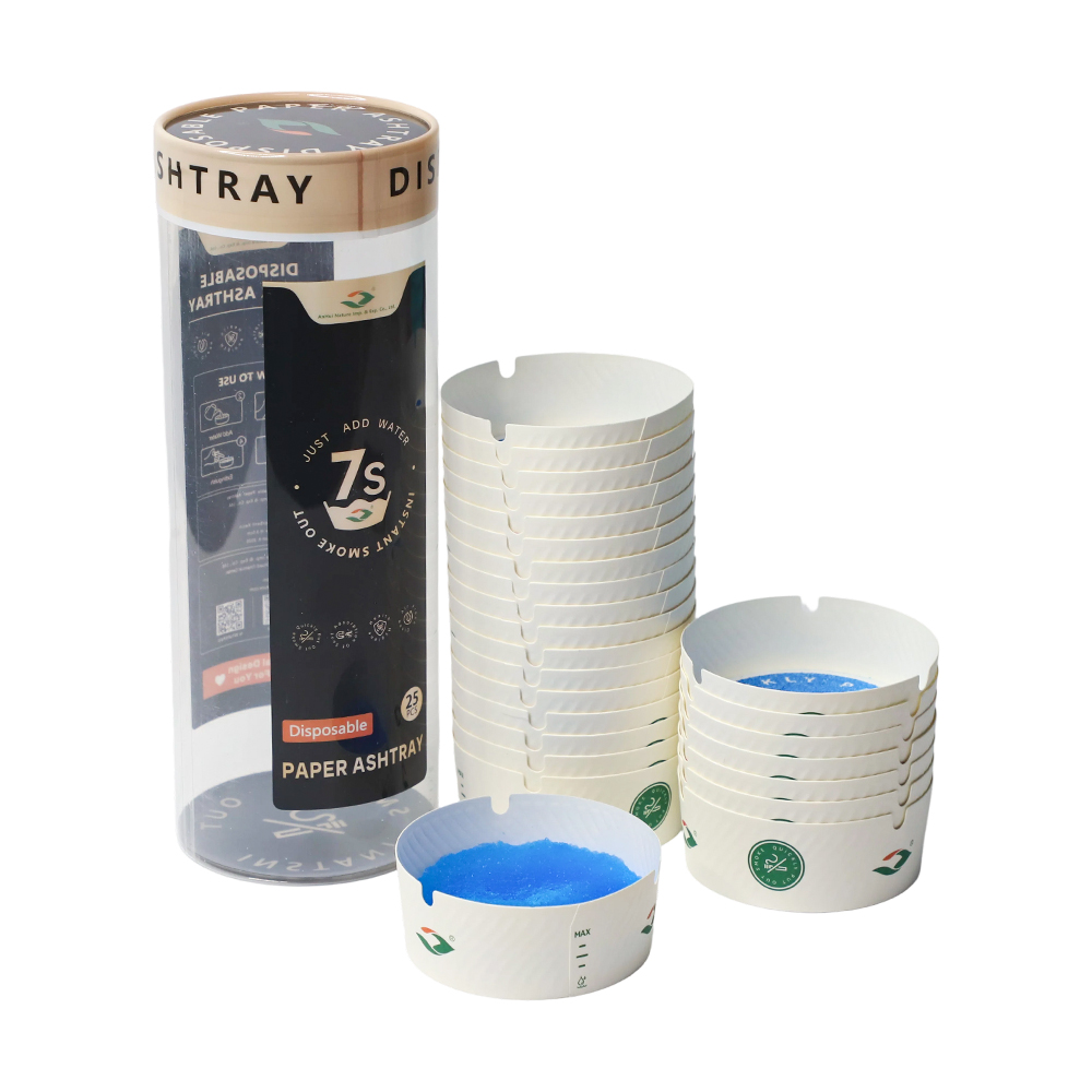 Disposable Paper Ashtray for Smoking Areas Disposable Paper Ashtray for Smoking Areas