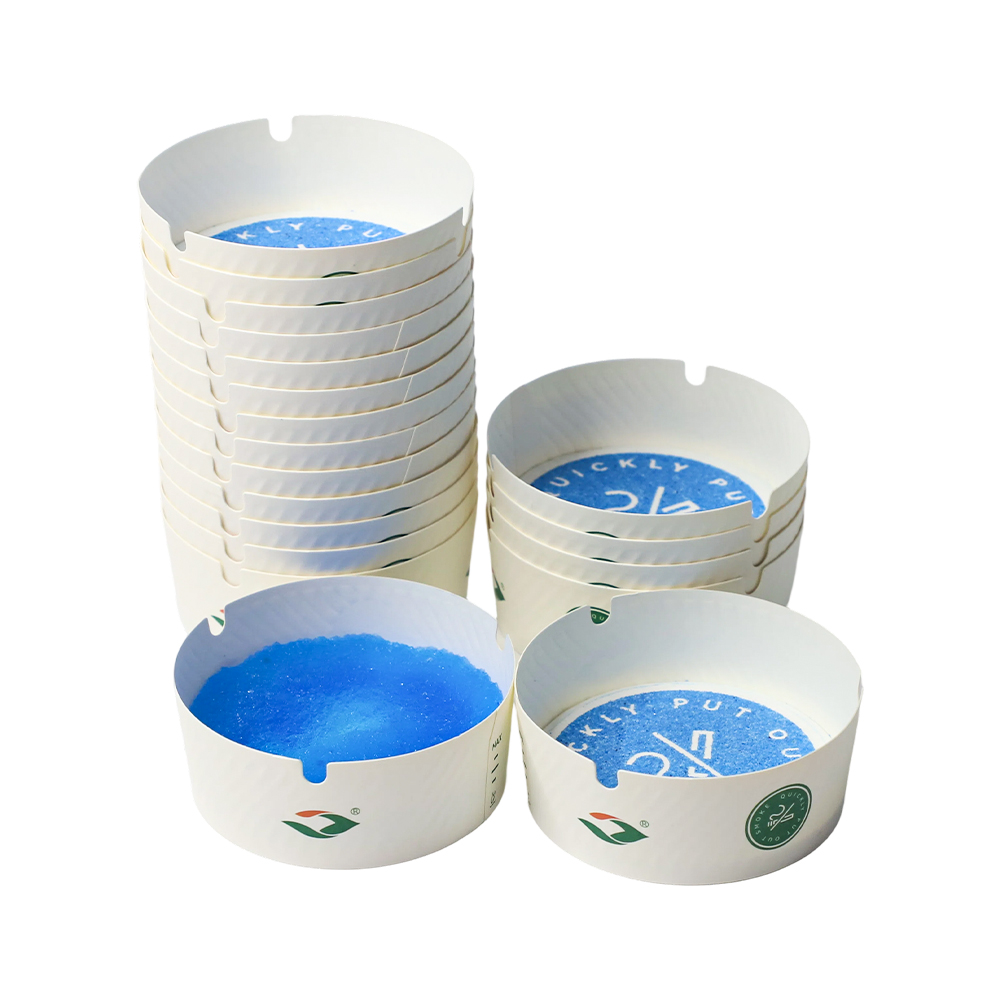 Disposable Paper Ashtray for Smoking Areas Disposable Paper Ashtray for Smoking Areas
