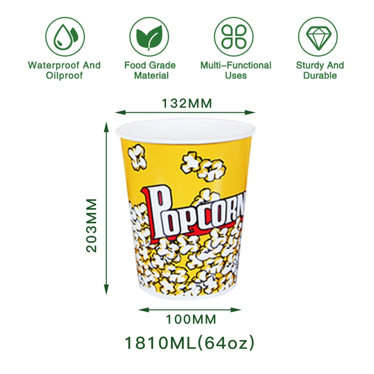 Disposable Popcorn Packaging