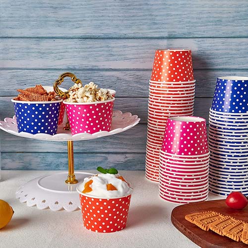 Frozen Yogurt Paper Cups