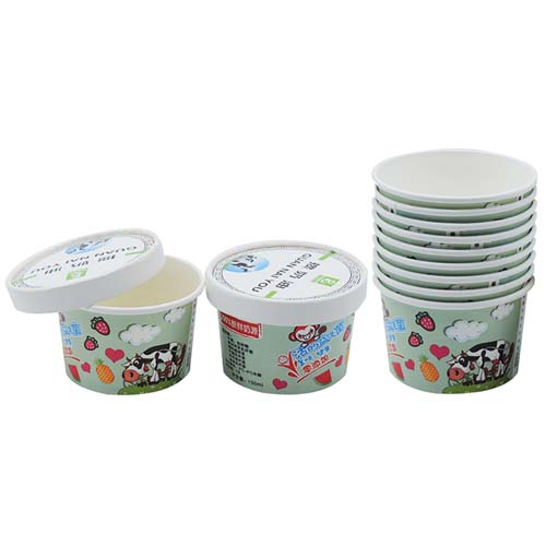 Ice Cream Cups with Paper Lid Ice Cream Cups with Paper Lid