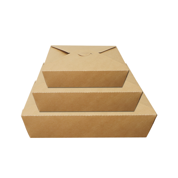 Leakproof Kraft Food Box for Takeaway