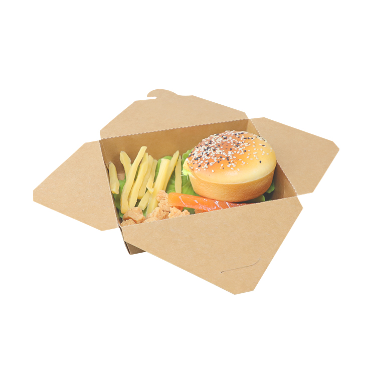 Leakproof Kraft Food Box for Takeaway