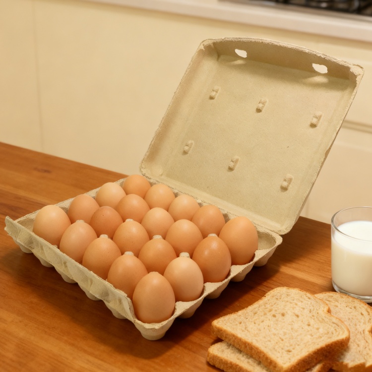 Recyclable Molded Pulp Egg Tray 30 Eggs Recyclable Molded Pulp Egg Tray 30 Eggs