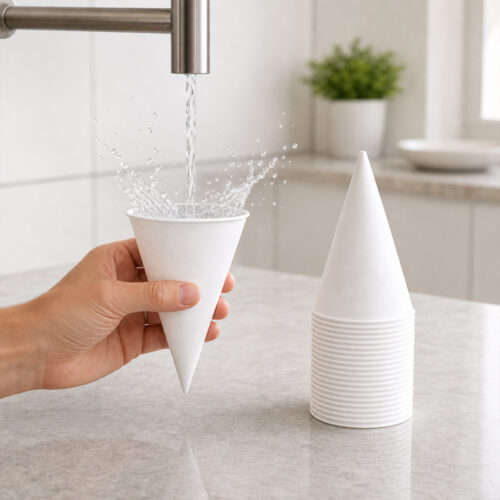 3.7oz 4oz 4.5oz 6oz Cone Paper Cup