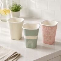 80mm Diameter 10oz 12oz 16oz Square Paper Cups 80mm Diameter 10oz 12oz 16oz Square Paper Cups