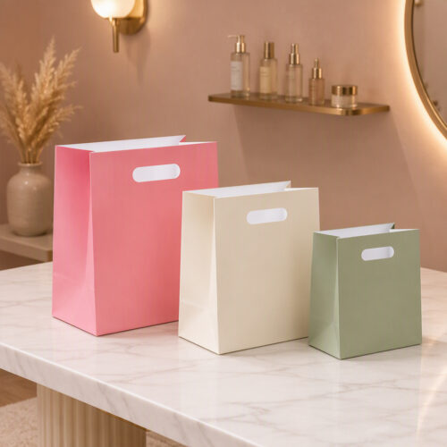 Cosmetic Paper Bags with Logo
