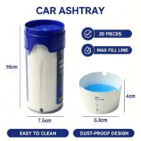 Custom Disposable Paper Car Ashtray Custom Disposable Paper Car Ashtray