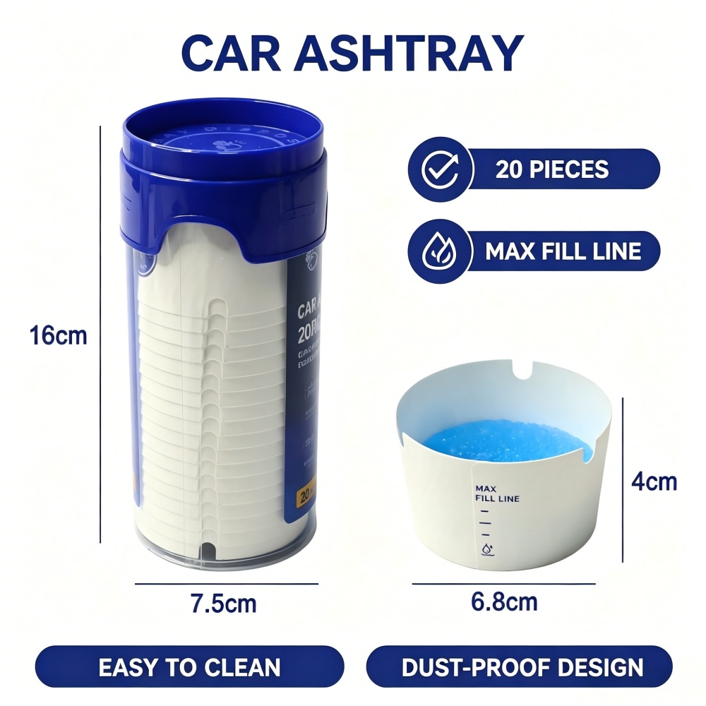 Custom Disposable Paper Car Ashtray Custom Disposable Paper Car Ashtray
