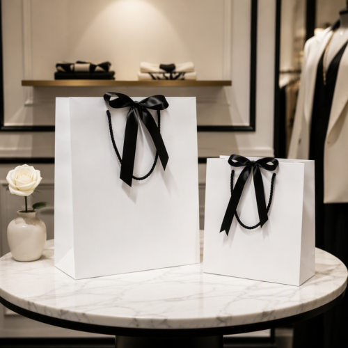 Custom Logo Paper Gift Bags Wholesale Supplier