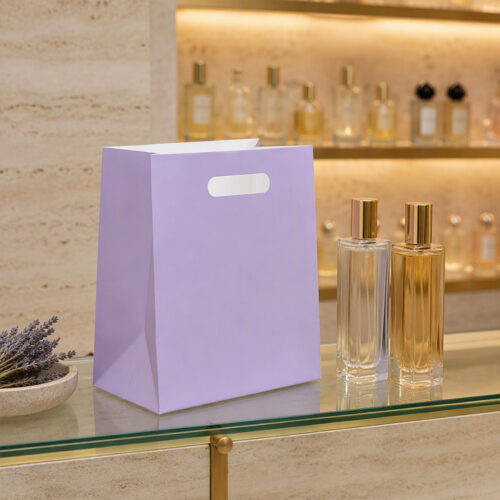 Custom Printed Cosmetic Paper Bags with Logo Custom Printed Cosmetic Paper Bags with Logo