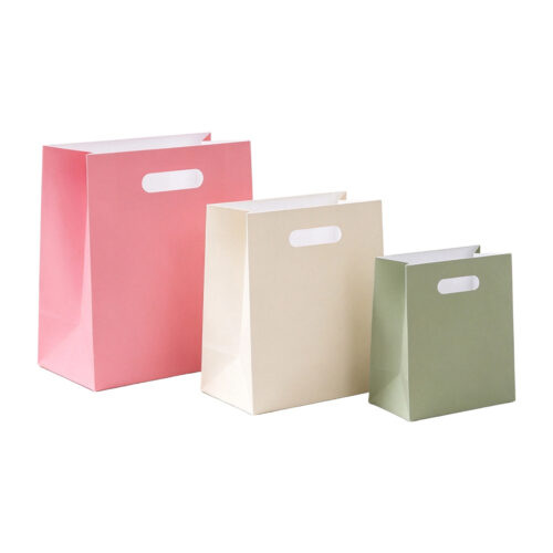 Custom Printed Cosmetic Paper Bags with Logo Custom Printed Cosmetic Paper Bags with Logo
