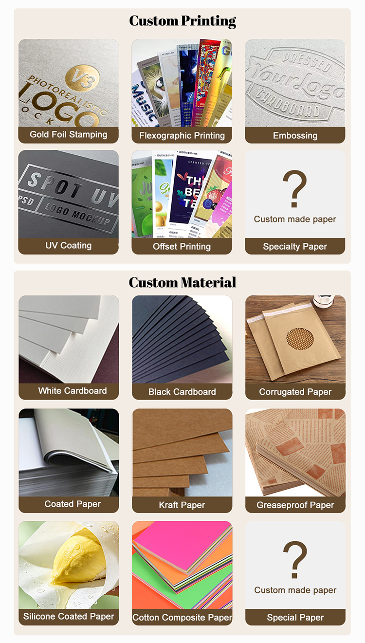 Custom Printed Cosmetic Paper Bags with Logo