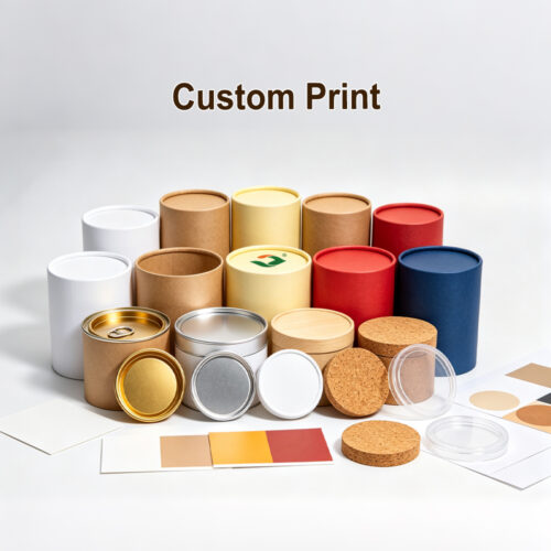 Eco-friendly Luxury Cake Food Kraft Paper Tube Eco-friendly Luxury Cake Food Kraft Paper Tube