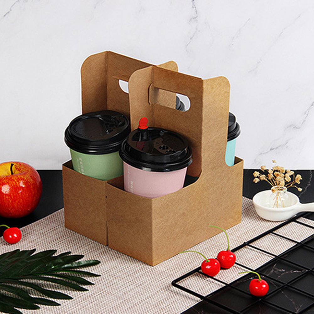 Kraft Paper Cup Carrier