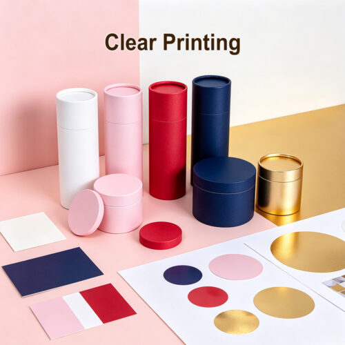 Kraft Paper Tube for Cosmetic Packaging Paper Canister