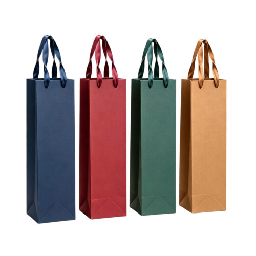 Wholesale Custom Wine Paper Bags