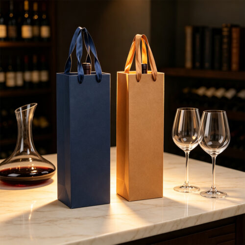 Wine Paper Bags with Handles Wine Paper Bags with Handles