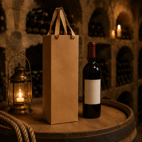 Wine Paper Bags with Handles Wine Paper Bags with Handles