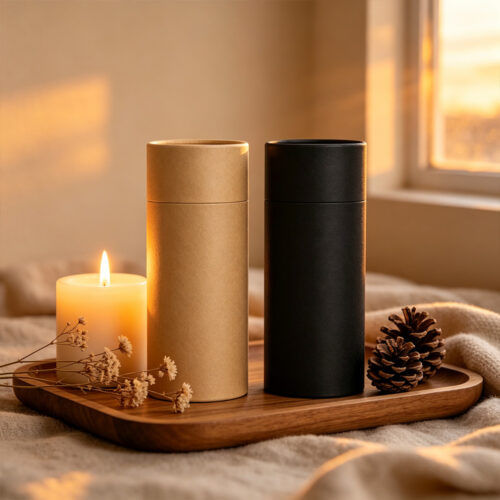 Cylinder Perfume Candle Cosmetic Paper Tube