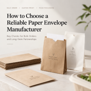 How to Choose a Reliable Paper Envelope Manufacturer for Bulk Orders
