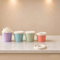 Ice Cream Cups with Lids Wholesale