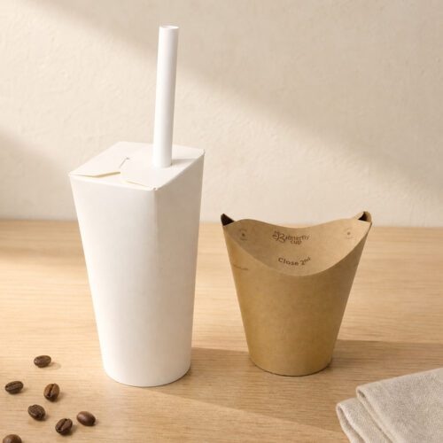 Single Wall 12oz Butterfly Paper Cup