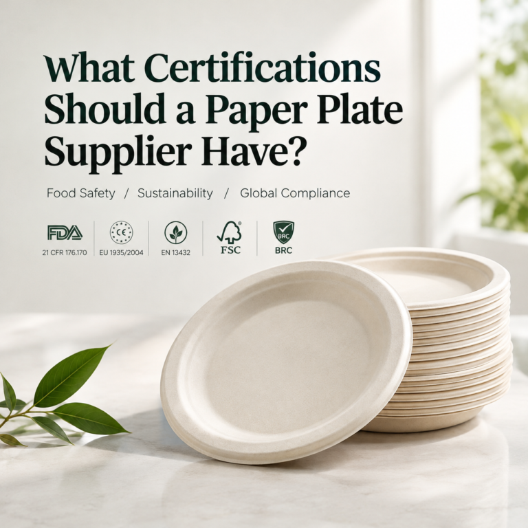 What Certifications Should a Paper Plate Supplier Have