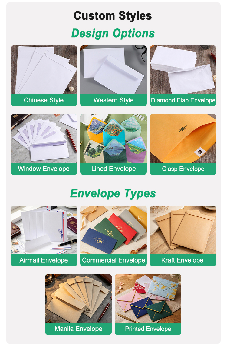 Wholesale Logo Printed Envelopes for Business Branding